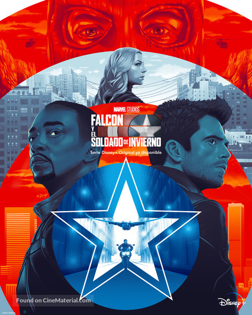 &quot;The Falcon and the Winter Soldier&quot; - Spanish Movie Poster