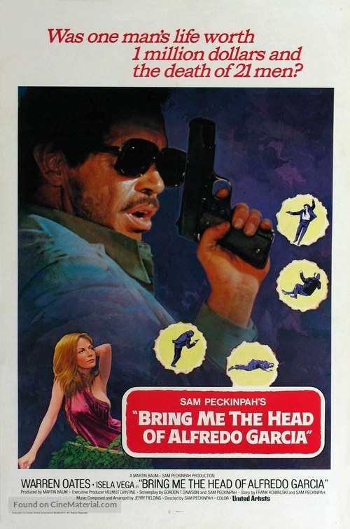 Bring Me the Head of Alfredo Garcia - Movie Poster