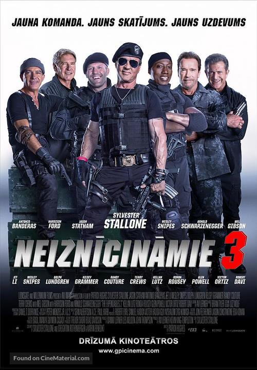 The Expendables 3 - Latvian Movie Poster