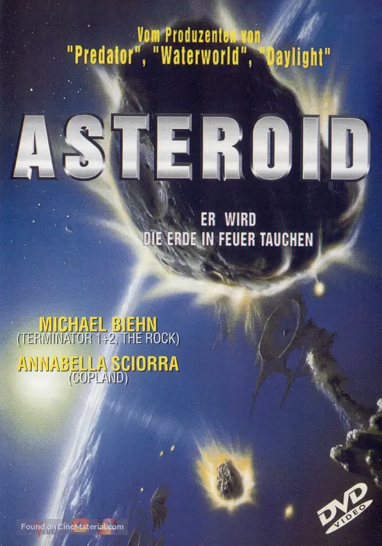 Asteroid 1997 German Movie Cover