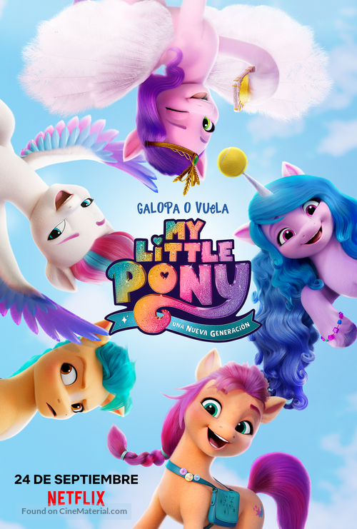 My Little Pony: A New Generation - Spanish Movie Poster