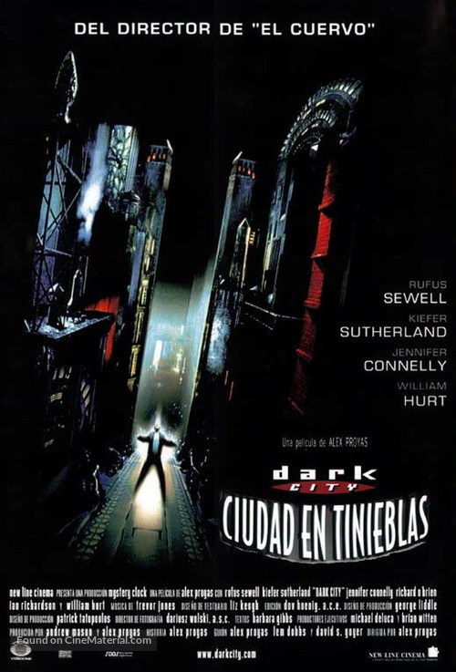 Dark City - Mexican Movie Poster