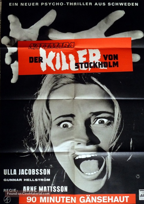 Nattmara - German Movie Poster