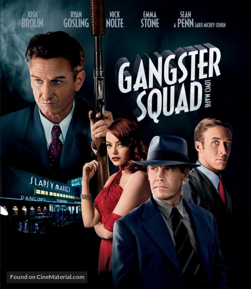 Gangster Squad - Czech Blu-Ray movie cover