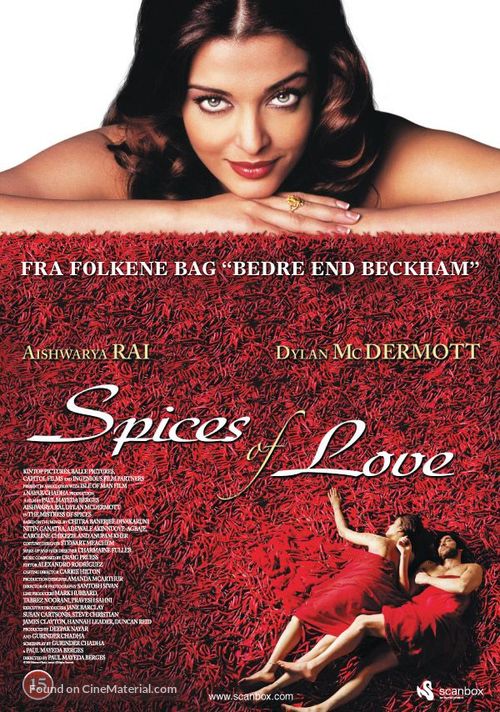Mistress Of Spices - Danish DVD movie cover