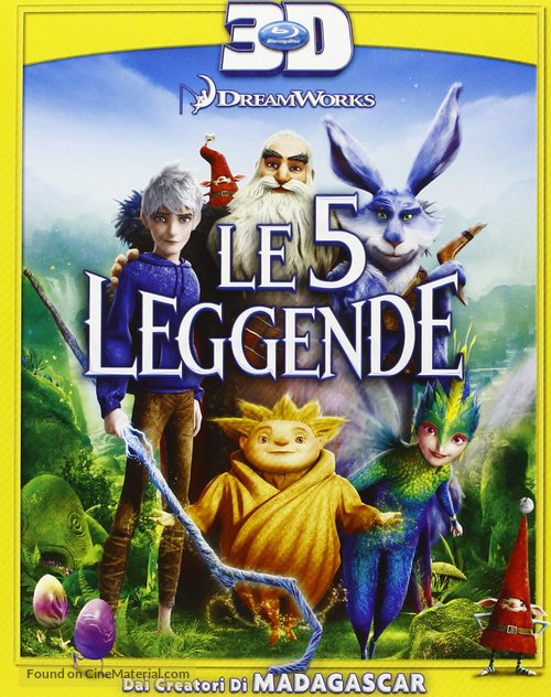 Rise of the Guardians - Italian Blu-Ray movie cover