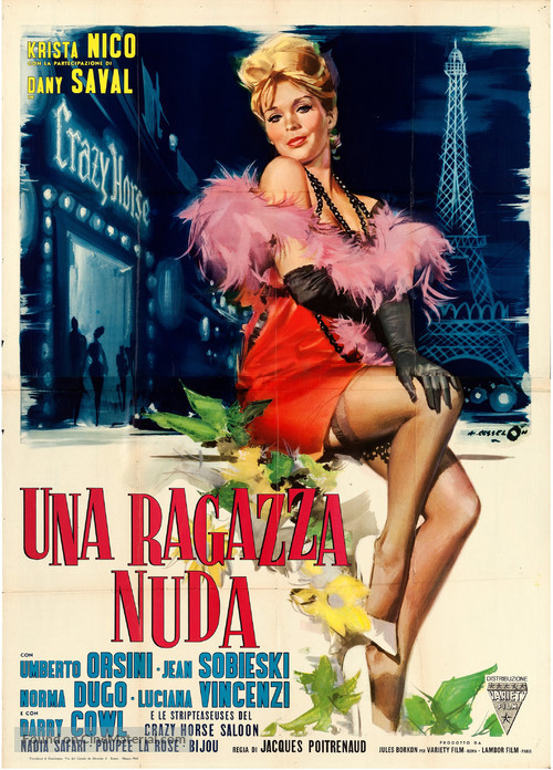 Strip-tease - Italian Movie Poster