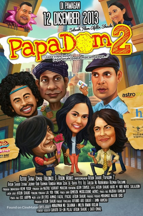 Papadom 2 2013 Malaysian Movie Poster