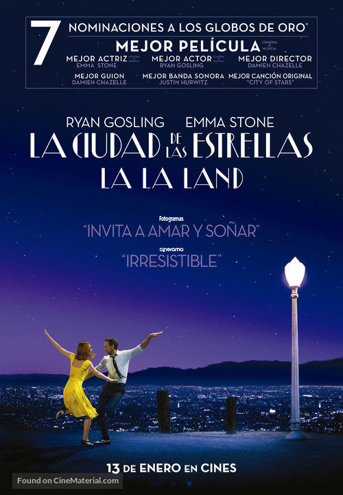 La La Land - Spanish Movie Poster