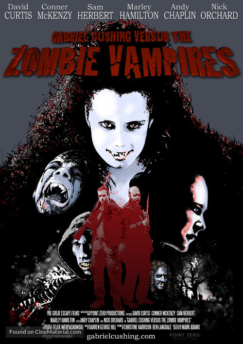 &quot;Gabriel Cushing Versus the Zombie Vampires&quot; - British Movie Poster