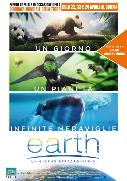 Earth: One Amazing Day - Italian Movie Poster