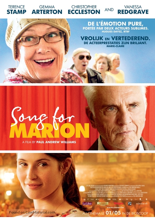 Song for Marion - Belgian Movie Poster