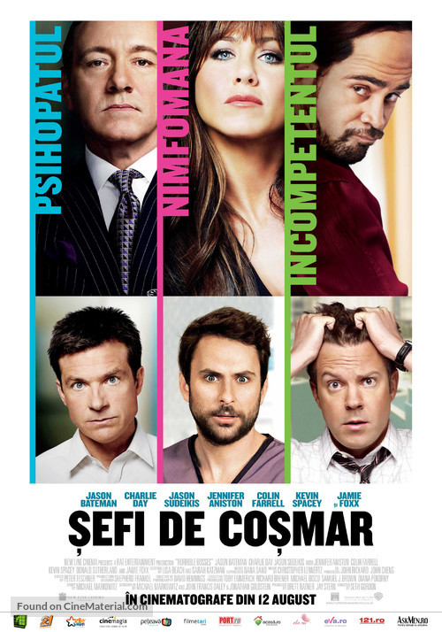 Horrible Bosses - Romanian Movie Poster
