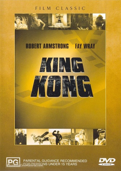 King Kong - Australian DVD movie cover