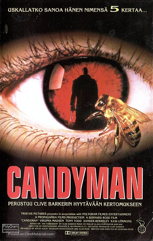 Candyman - Finnish VHS movie cover