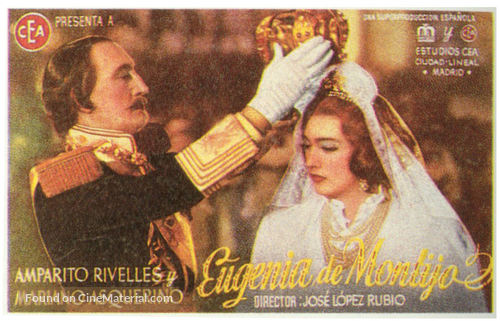 Eugenia de Montijo - Spanish Movie Poster