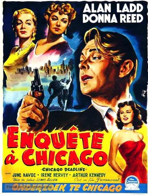 Chicago Deadline - Belgian Movie Poster