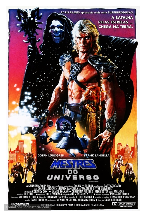 Masters Of The Universe - Brazilian Movie Poster