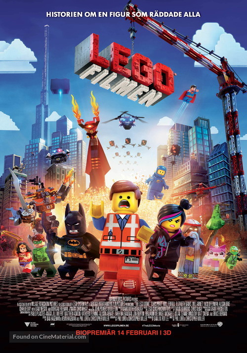 The Lego Movie - Swedish Movie Poster