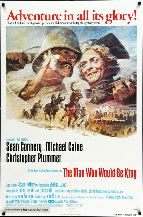 The Man Who Would Be King - Movie Poster