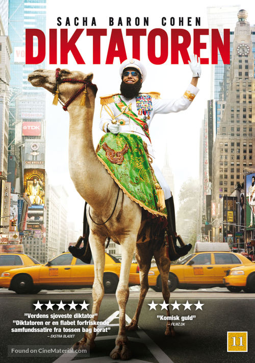 The Dictator - Danish DVD movie cover