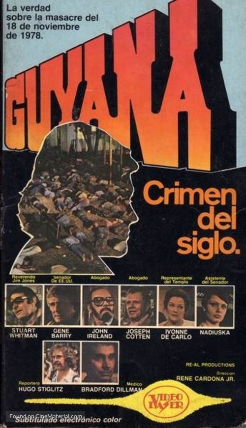 Guyana: Crime of the Century - Argentinian VHS movie cover