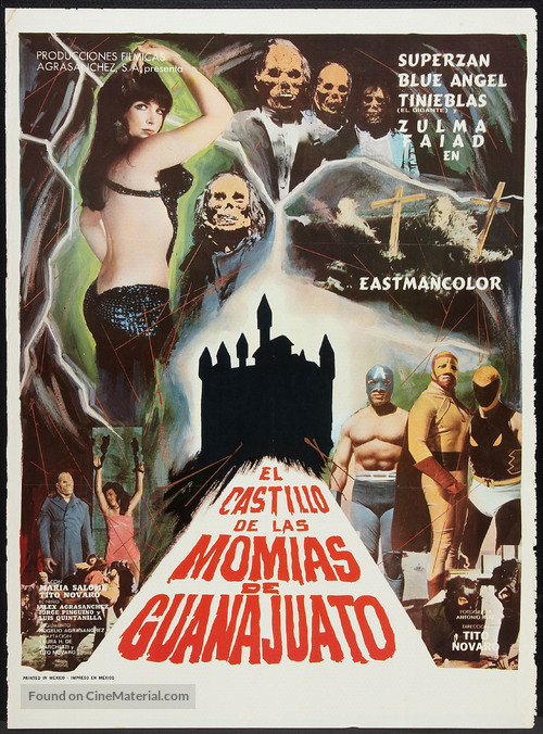 El castillo de las momias de Guanajuato - Mexican Movie Poster