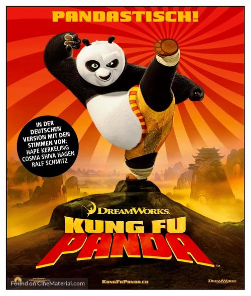 Kung Fu Panda - Swiss Movie Poster