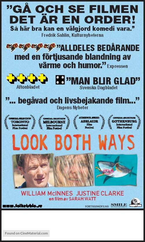 Look Both Ways - Swedish Movie Poster