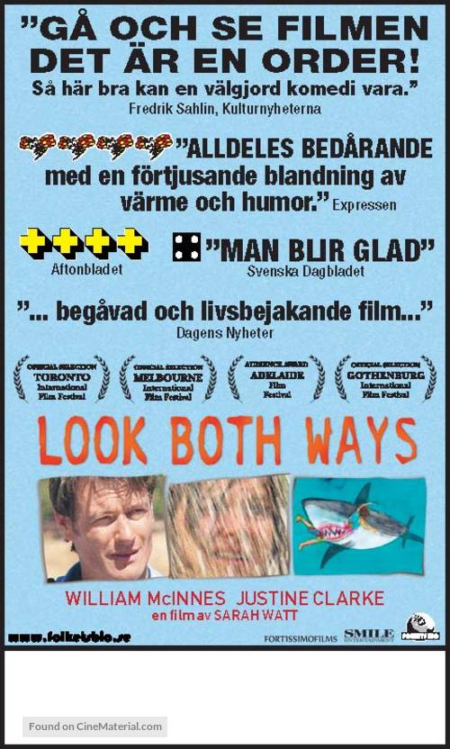 Look Both Ways - Swedish Movie Poster