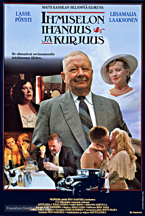 Ihmiselon ihanuus ja kurjuus - Finnish Movie Cover