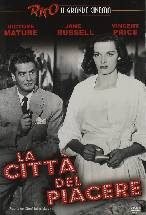 The Las Vegas Story - Italian DVD movie cover