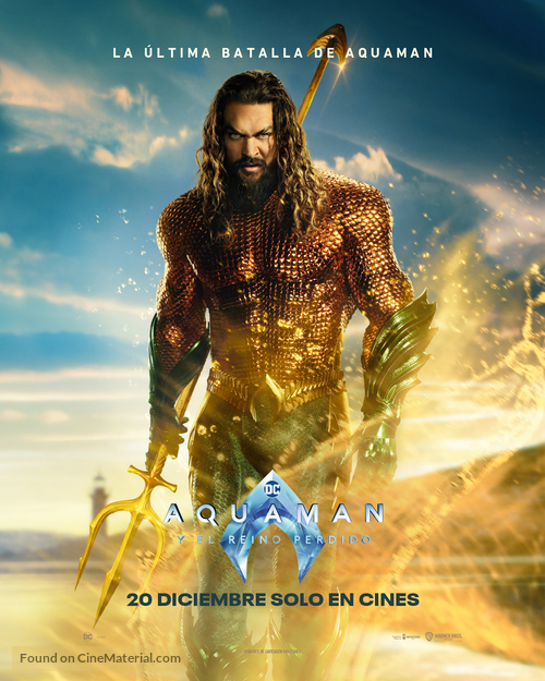 Aquaman and the Lost Kingdom - Spanish Movie Poster