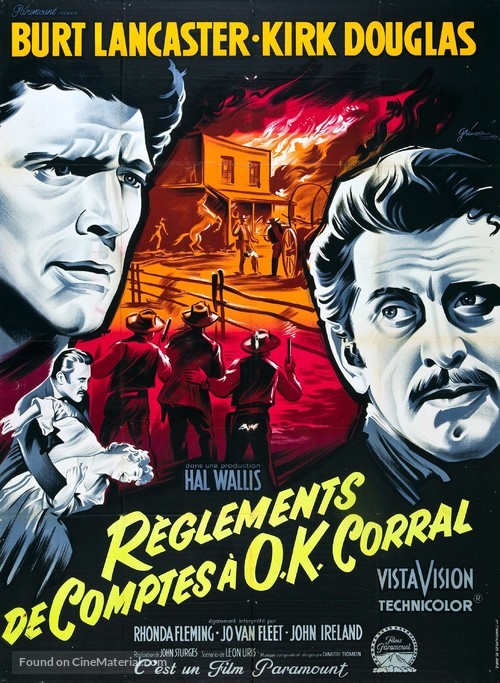 Gunfight at the O.K. Corral - French Movie Poster