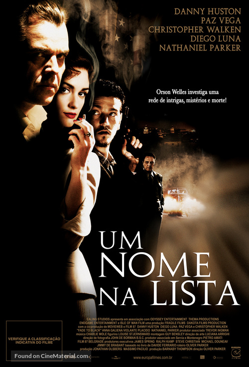 Fade to Black - Brazilian poster