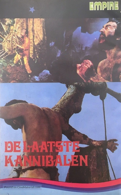Ultimo mondo cannibale - Dutch VHS movie cover
