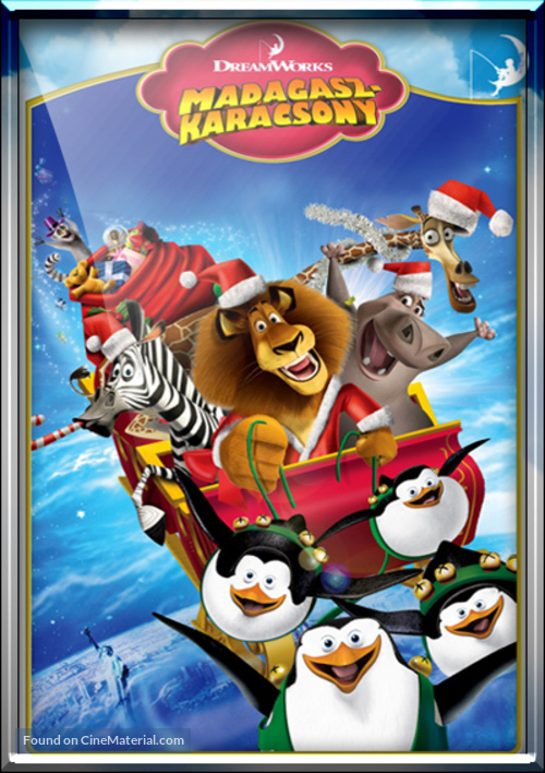 Merry Madagascar - Hungarian DVD movie cover