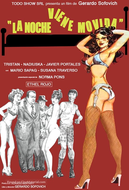 La noche viene movida - Argentinian Movie Poster