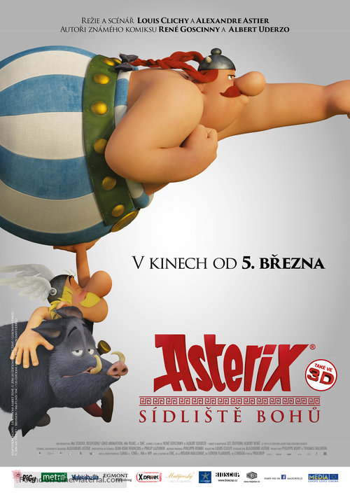 Ast&eacute;rix: Le domaine des dieux - Czech Movie Poster