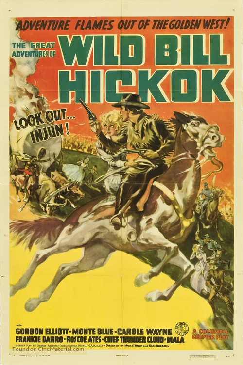 The Great Adventures of Wild Bill Hickok - Movie Poster