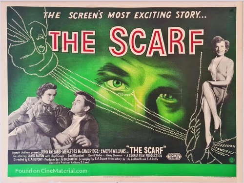 The Scarf - British Movie Poster