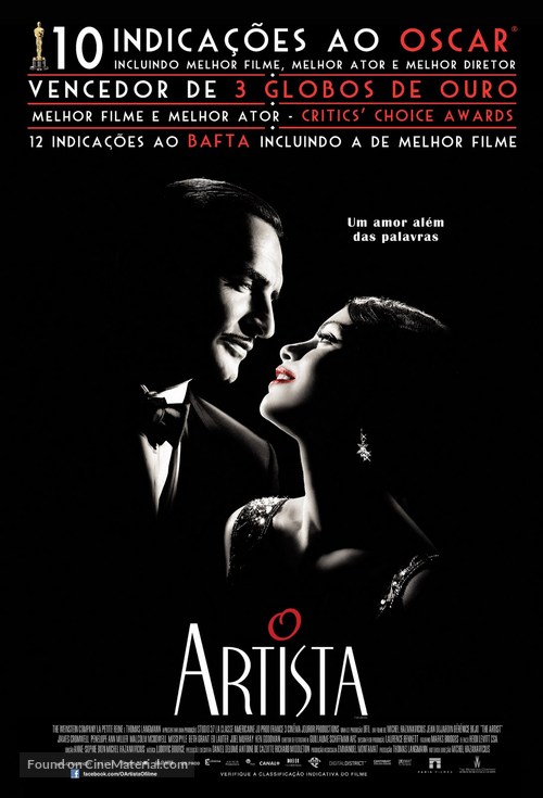 The Artist - Brazilian Movie Poster