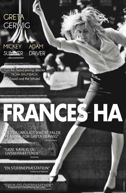 Frances Ha - Danish Movie Poster
