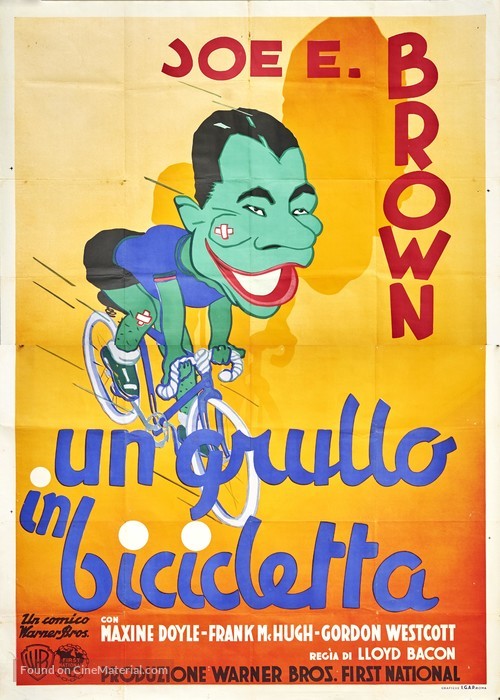 6 Day Bike Rider - Italian Movie Poster