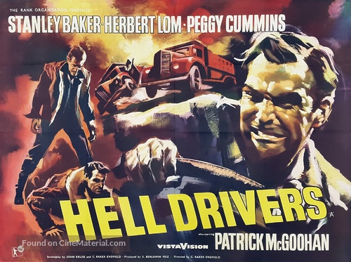 Hell Drivers - British Movie Poster