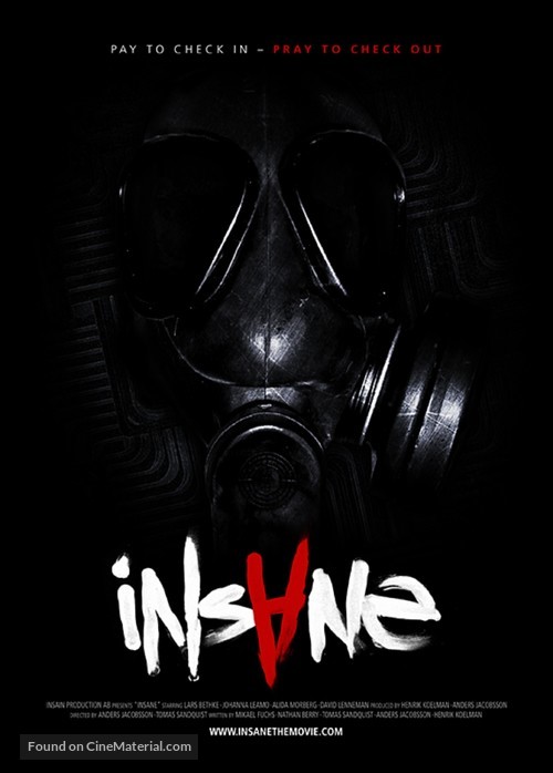 Insane - Swedish Movie Poster
