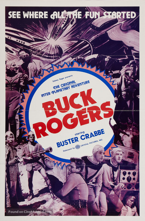 Buck Rogers - Re-release movie poster