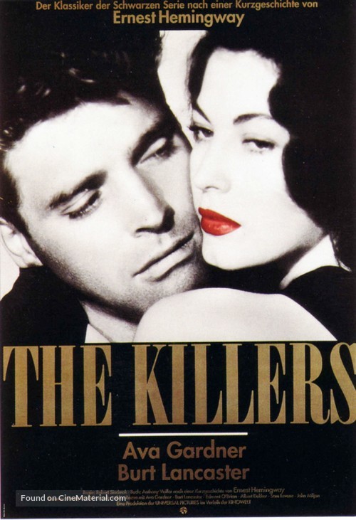The Killers - German Movie Poster