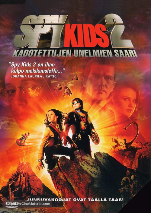 Spy Kids 2: Island of Lost Dreams - Finnish DVD movie cover