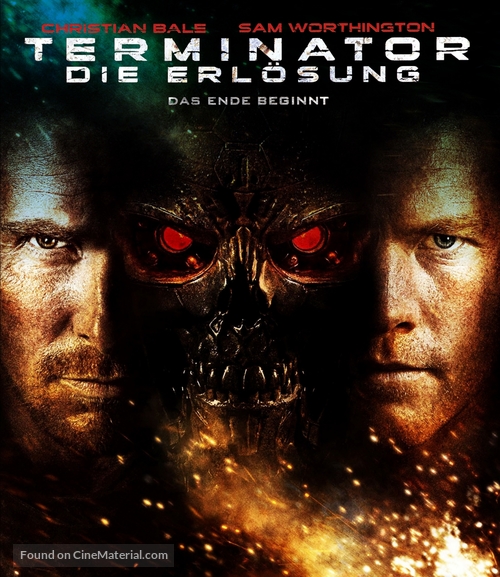 Terminator Salvation - German Blu-Ray movie cover